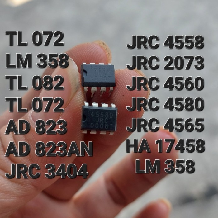 

JN99 ( JRC 4558 ) JRC LM TL HA AD 2073 4560 4580 4565 17458 358 072 082 823