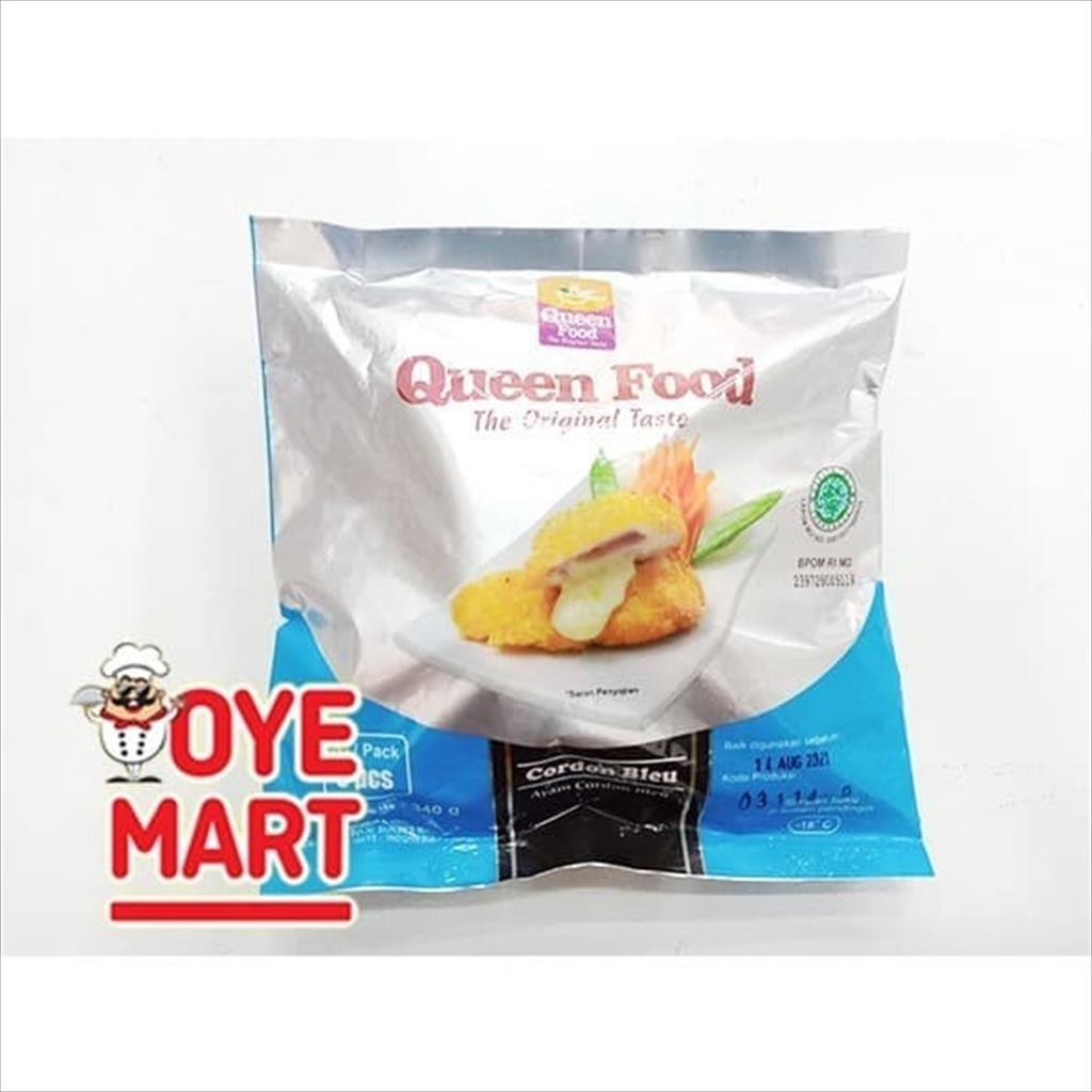 

QUEEN FOOD CORDON BLEU 340GR ISI 3 / AYAM CORDON BLEU