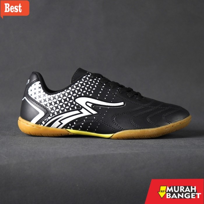 rekomendasi sepatu futsal Speed - Futsal Colonel - Hitam Putih - Sepatu Futsal - Hitam Putih, 41