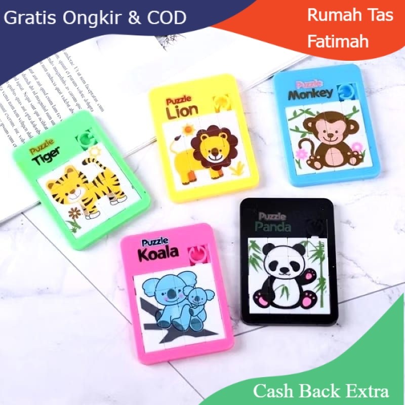 Promo Puzzle Geser Mainan Anak Murah Puzzle Geser / Mainan Edukasi Anak Puzzle Geser Gambar Lucu Mur