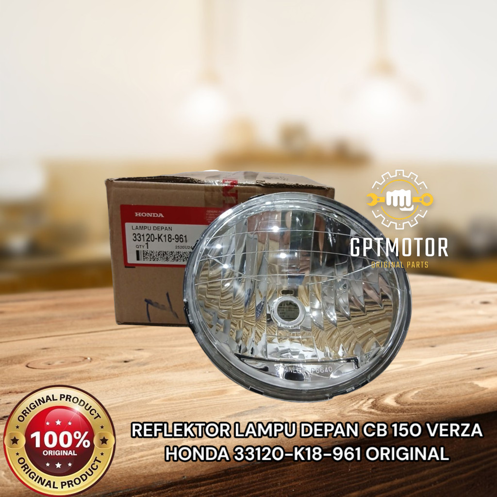 REFLEKTOR LAMPU DEPAN CB 150 VERZA AHM 33120-K18-961