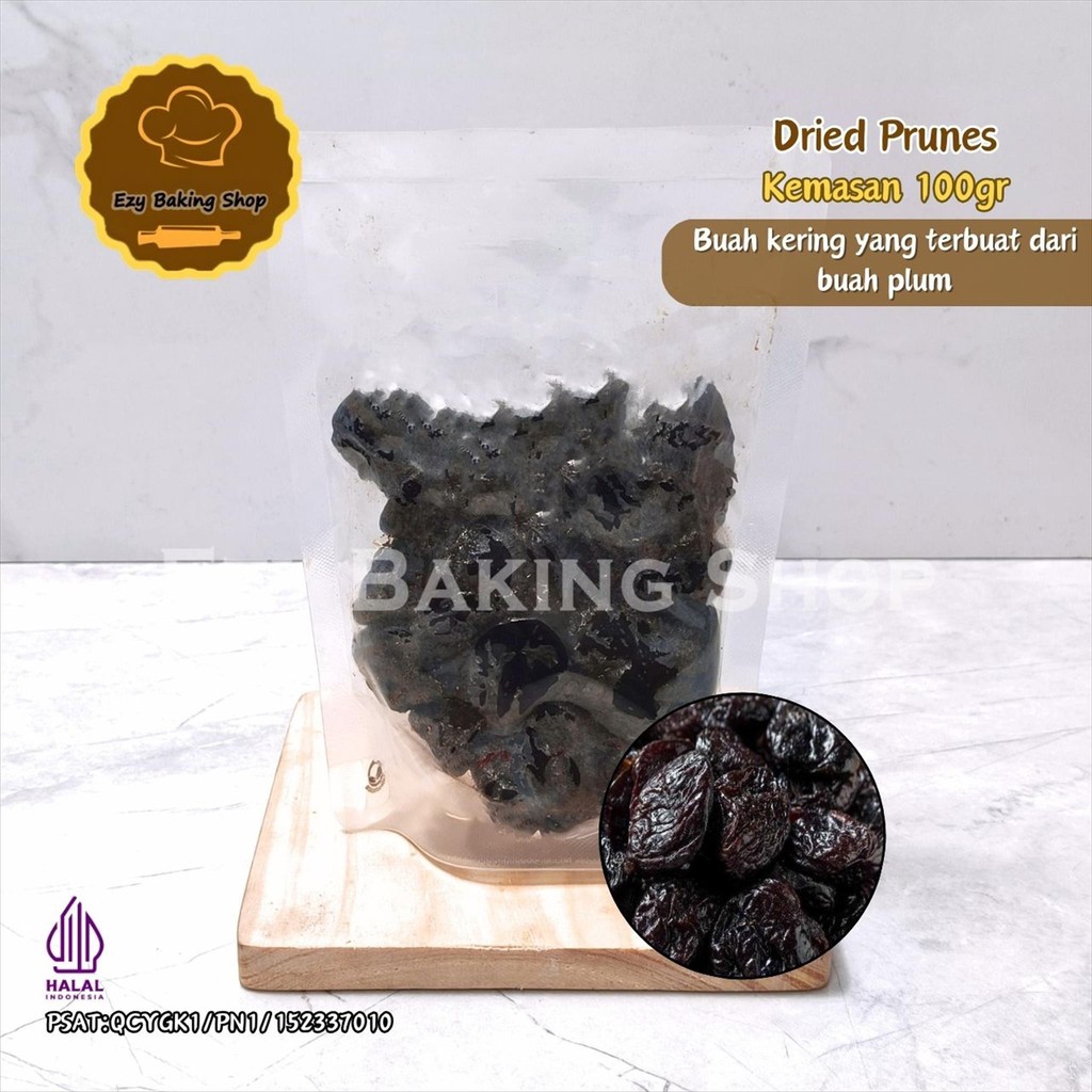 

Dried Prunes 100gr - Buah Plum Kering untuk Lapis Legit