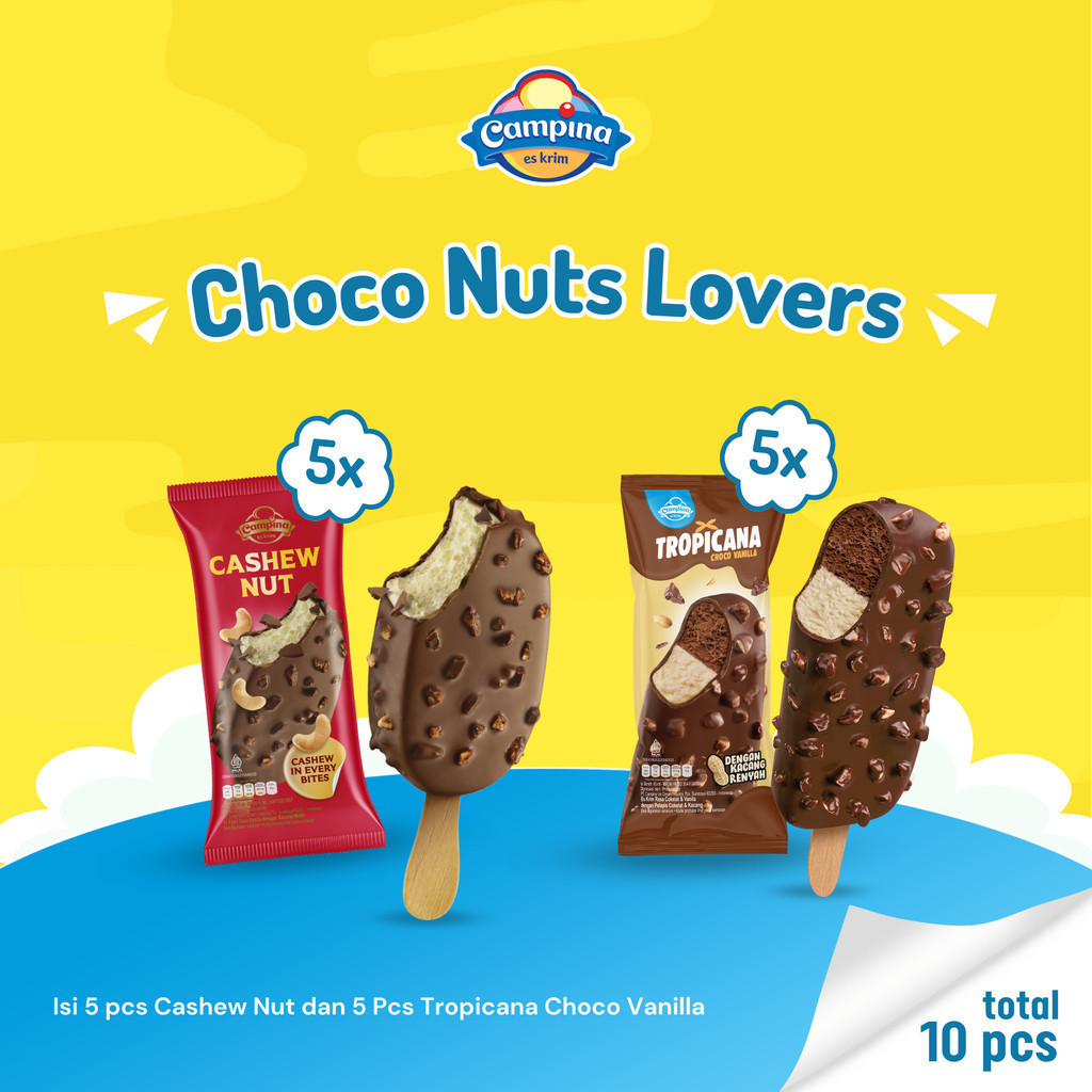 

Campina Choco Nuts Lovers - Es Krim