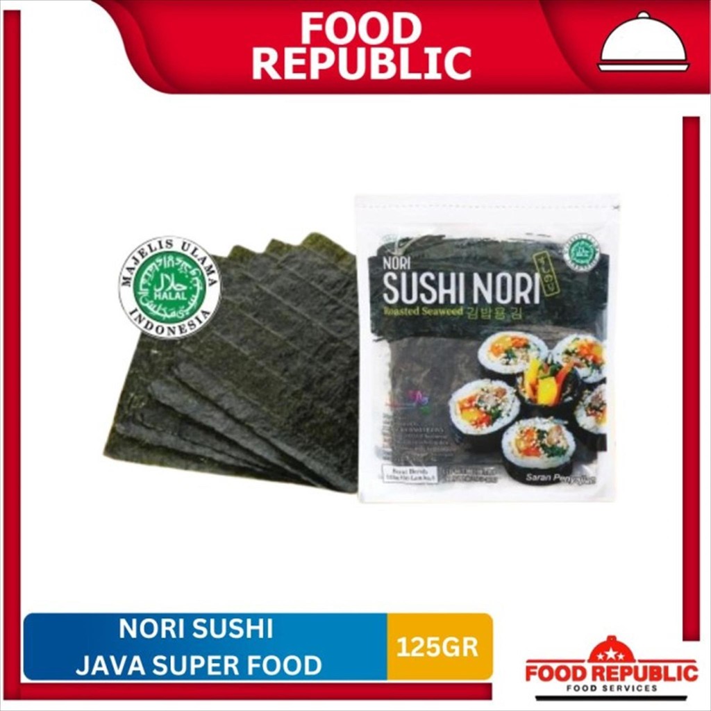 

Sushi Nori HALAL Seaweed / Rumput Laut Sushi Untuk Kimbab Gimbab 50Lbr