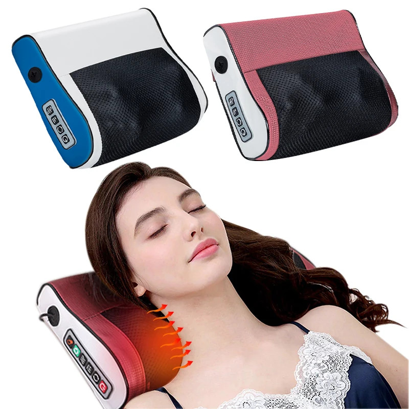 

Multi Functional Neck and Shoulder Massager Household Neck and Back Kneading Tool with Multiple Adjustable Hot Compress Massage