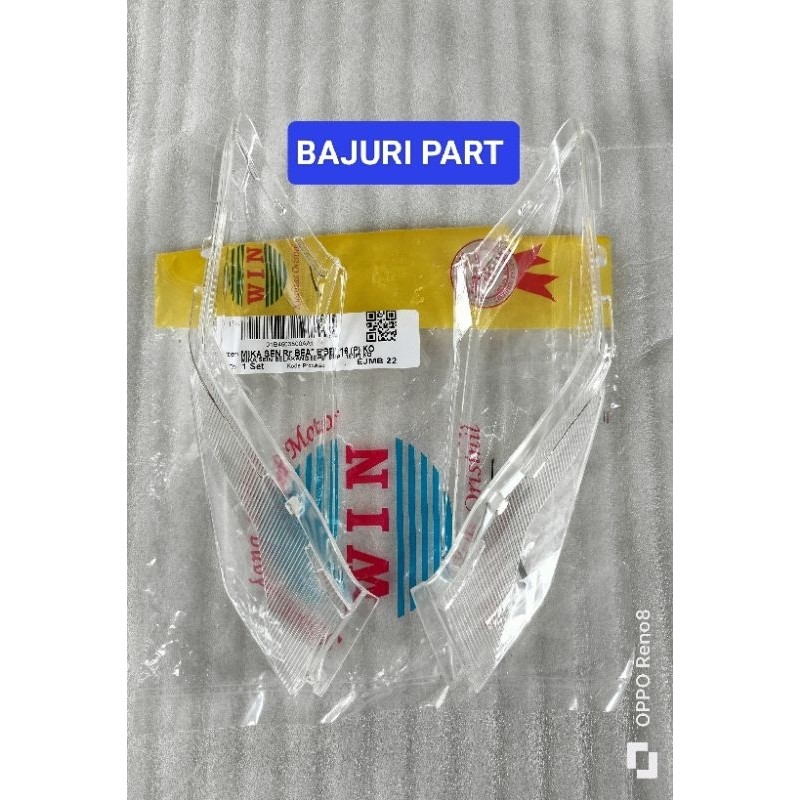 Heka Motor Mika Kaca Lampu Sein Sen Rhiting Belakang Beat Eco, Beat Street K81 2016-2019 Win