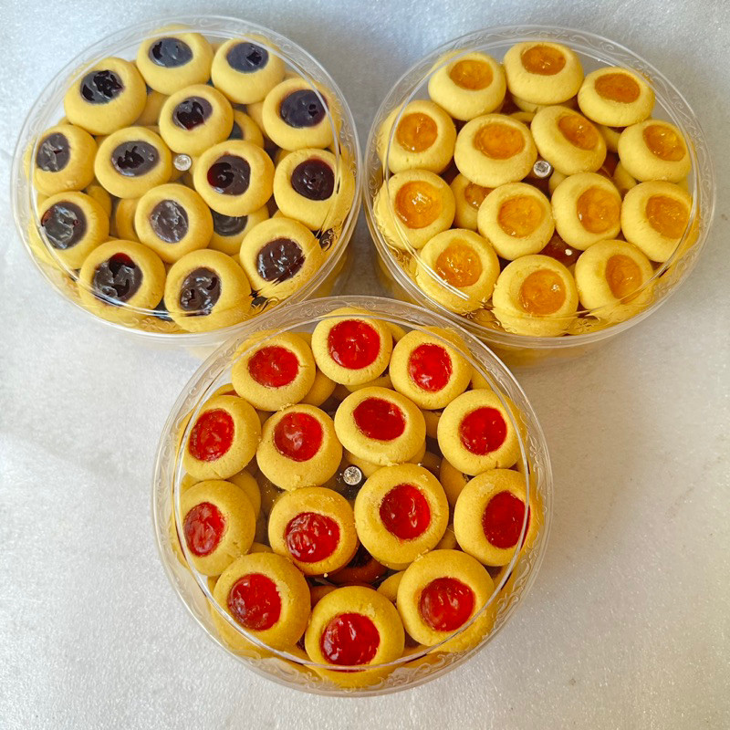 

DM - SV Kue Kering Tarlets Stroberi Blueberry Apricot Ukuran Toples 450 gram