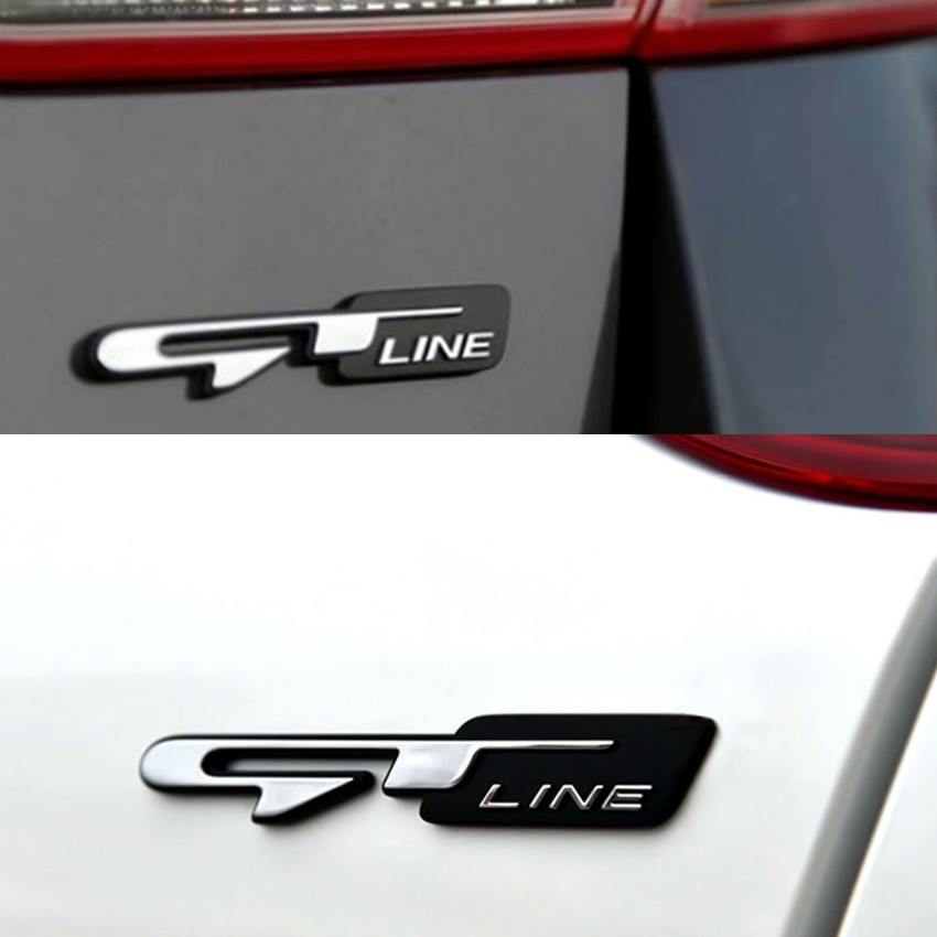 Stiker Motor Emblem GT Line Kia Metal 3D Stiker Motor Mobil Timbul Mio GT Stiker Motor Timbul Anti