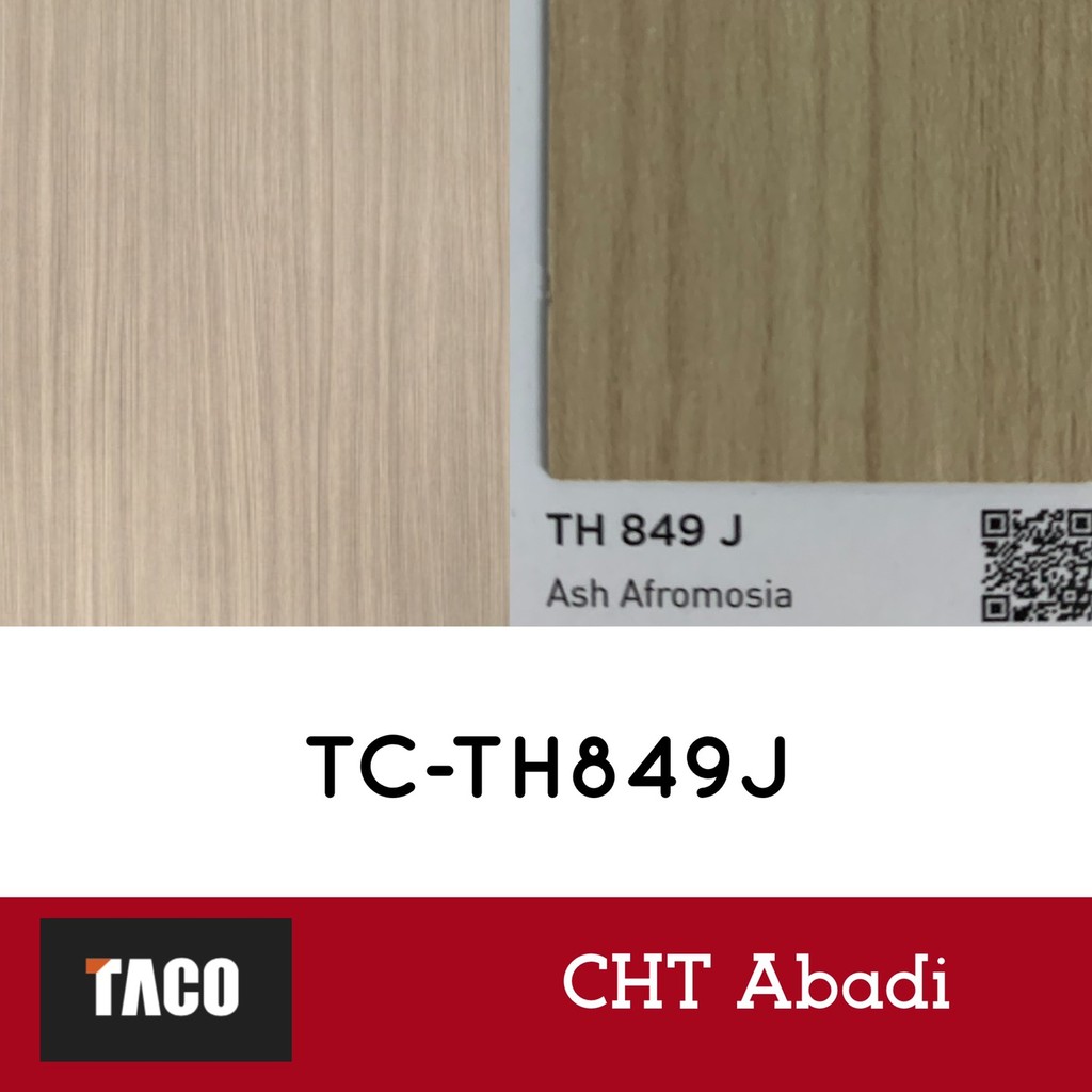 TACO HPL Ash Afromosia TH 849 J(HARGA BELUM TERMASUK ONGKIR)