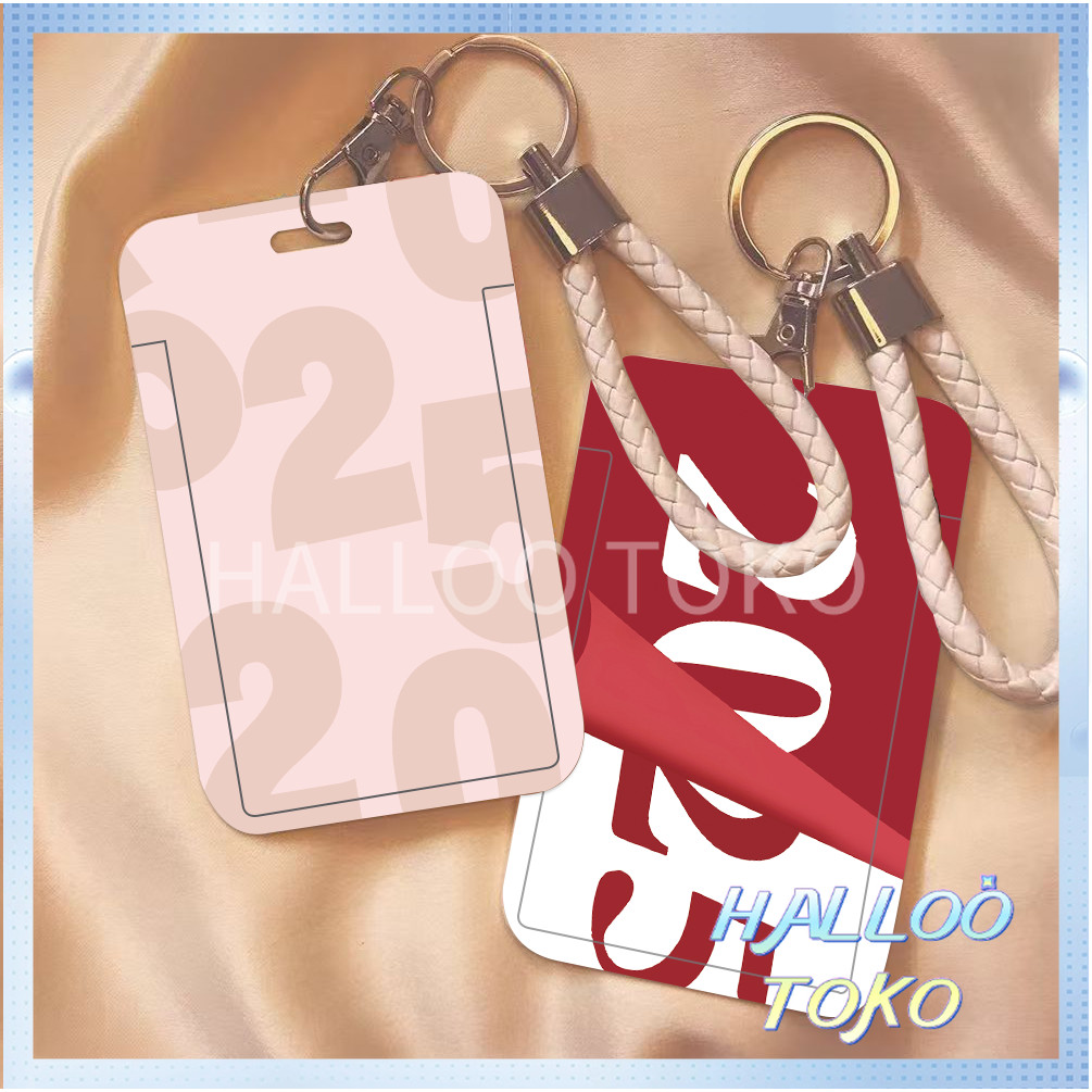 

ID CARD HOLDER MOTIF KAWAII TEMPAT KARTU PHOTOCARD PHOTO CARD Pelindung + Tali,Kedatangan Tahun Baru 2025