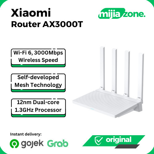 Xiaomi Router AX3000T WiFi 6 Mesh System 3000 Mbps OFDMA 5Ghz Dual Band Gigabit NFC
