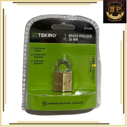 Tekiro Kunci Gembok PADLOCK 20mm Gembok KUNINGAN Tekiro Termurah