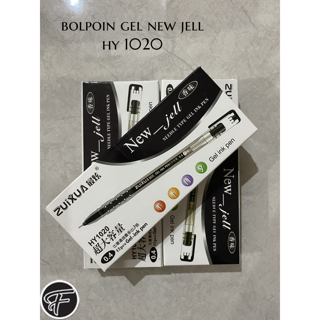 

Bolpen NEW JELL / Pulpen NEW GEL zuixua 0.4 / New jell ECER