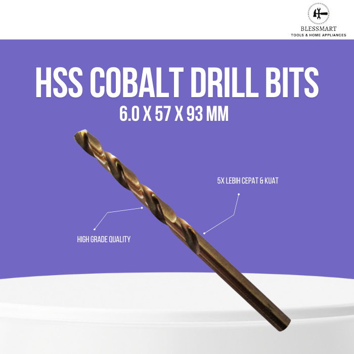 Mata Bor HSS Cobalt - RYU - 6 mm