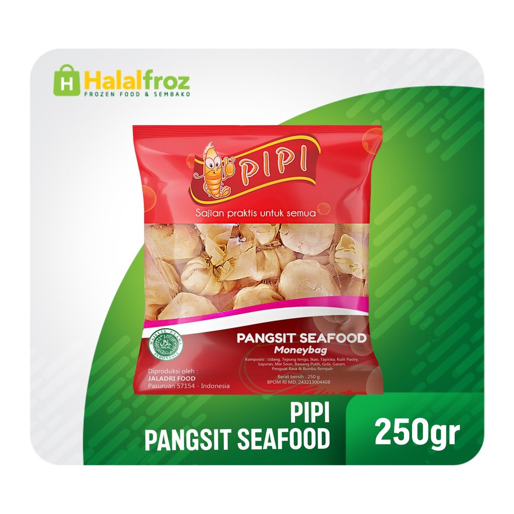 

Pipi Pangsit Seafood 250gr (20s) Enak