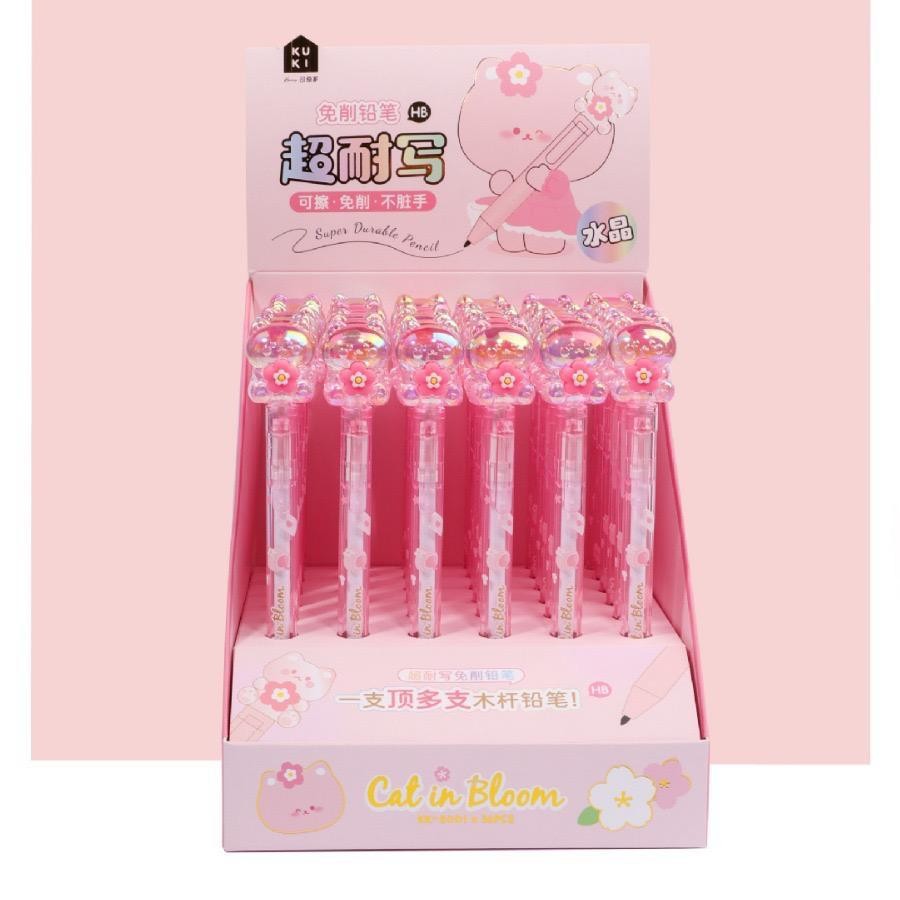 

BOBOMART 1 PCS PENSIL KUKI MOTIF BONEKA LUCU/ PENSIL SEKOLAH ANAK/ PENSIL CETEK/ KK-8001