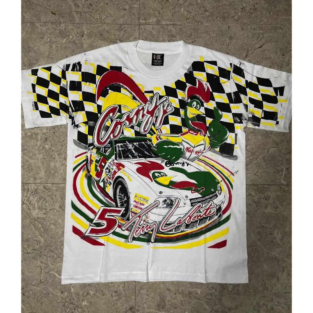 Vintage NASCAR Terry Labonte #5 Corn Flakes Kellogg's Chase AOP T-Shirt 90's