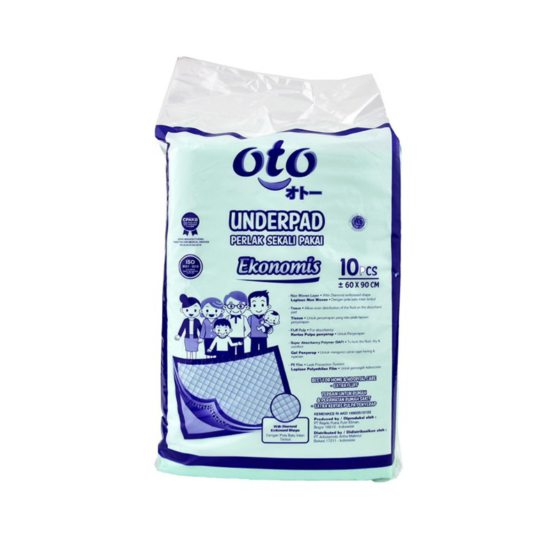 

oto Underpad Perlak Sekali Pakai 10 pcs underpads