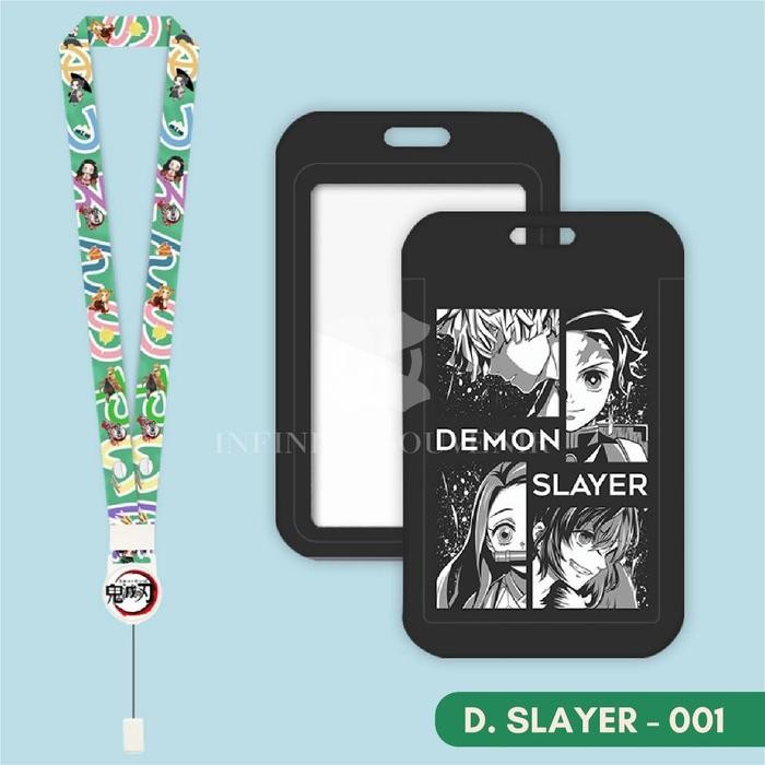 

ANDMA (N017) ID Card Holder Tali Yoyo Demon Slayer / Nametag Yoyo Demon Slayer / Card Holder Yoyo / Tanjiro / Zenitsu / Nezuko / Card Holder Tali Bisa Ditarik - N017 - D. Slayer 01