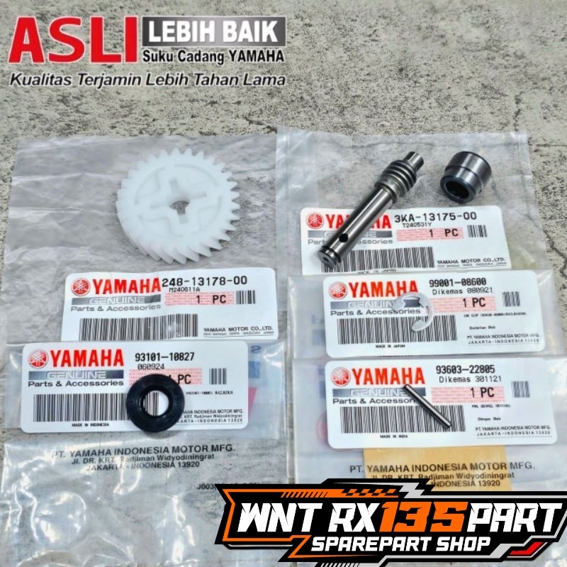 AS POMPA OLI SAMPING SET LENGKAP RX KING NEW MASTER ORIGINAL YAMAHA GENUINE PART YGP | AS BOSH SEAL 