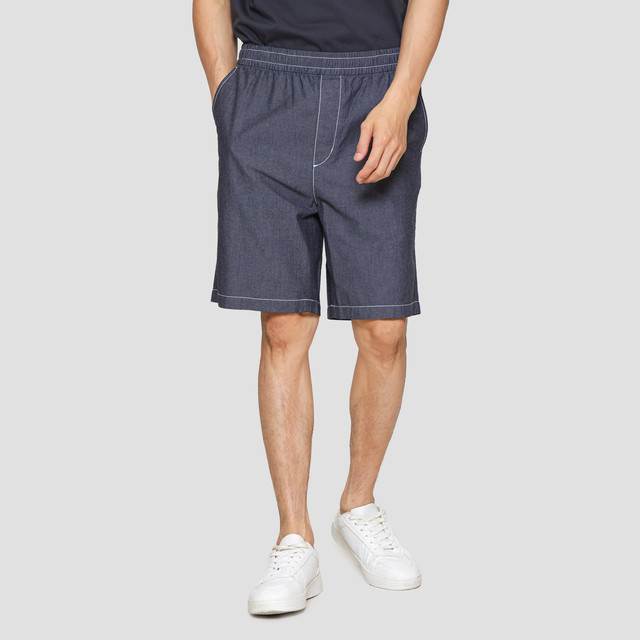 Suko Relax Chambray Celana Pendek Pria 122346346