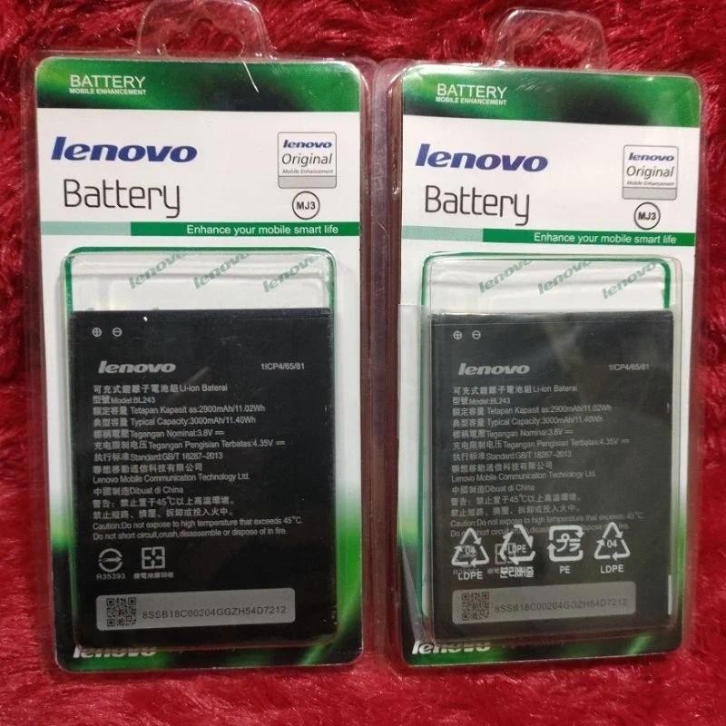 Baterai Lenovo Original A7000 BL243 Original Baterai