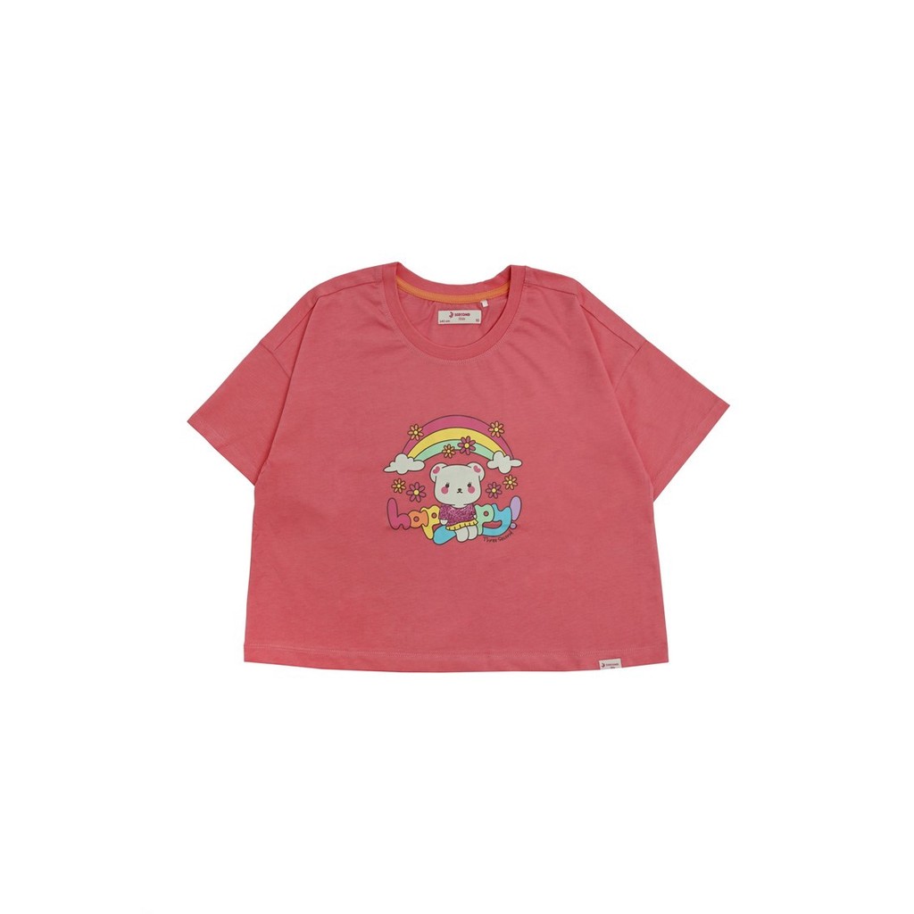 3Second Kids Oversize T-Shirt Cropped Top 080423