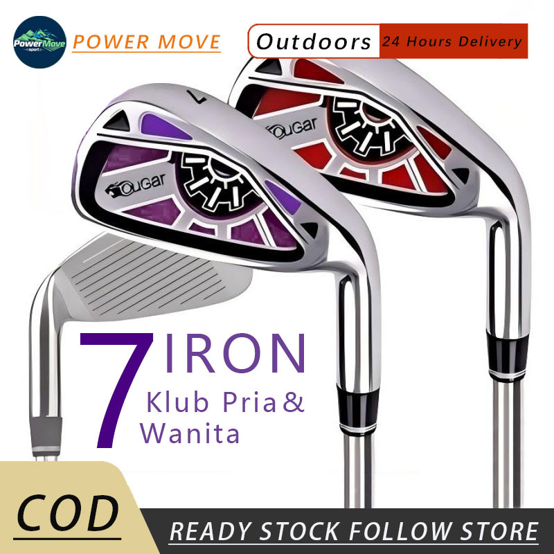 mexramso - Stick Golf Tongkat Golf Karbon Original Cougar Golf Iron 7 Stik Golf Pria Wanita