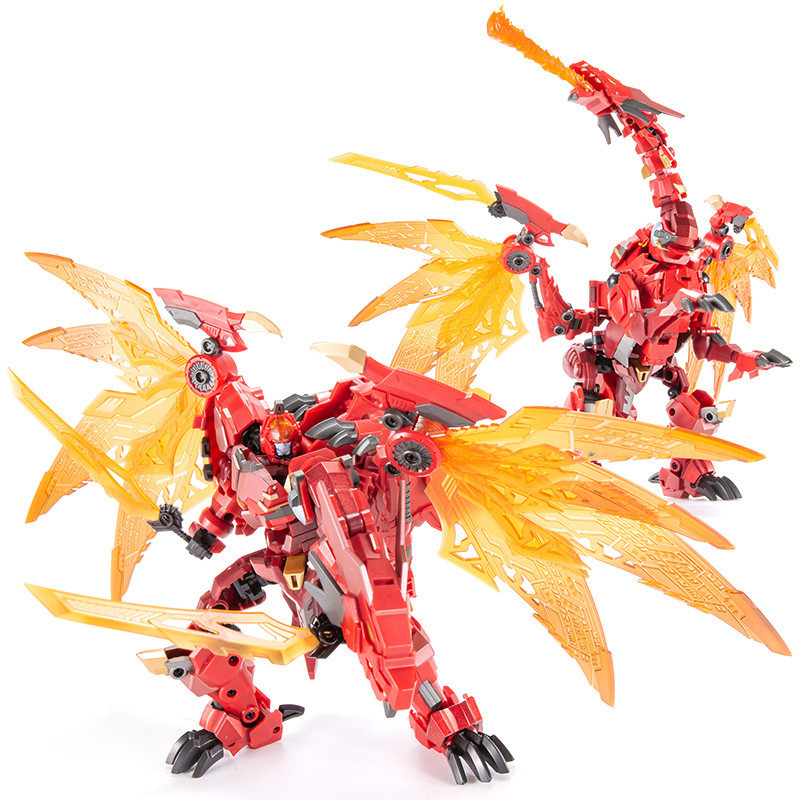 JINBAO 8871 Transmetal 2 Megatoron Red Dragon Transformation Beast Wars BW Toys Action Figure DX09 D
