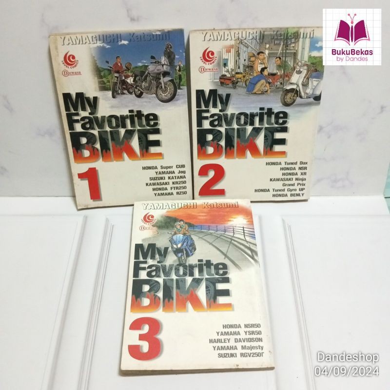 My Favorite Bike - Manga by Yamaguchi Katsumi 1-3 Tamat - Komik Set Bekas LEVEL. COMICS