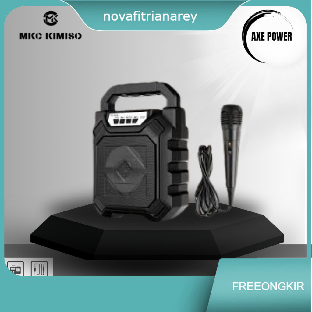 Speaker Mini Bluetooth 3 inch Karaoke free Mic Kabel -YD668