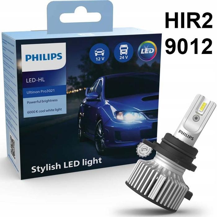 LED  HIR2 9012 Ultinon Rally Lampu LED Mobil 100Watt 9000Lumens - HIR2 PRO3021