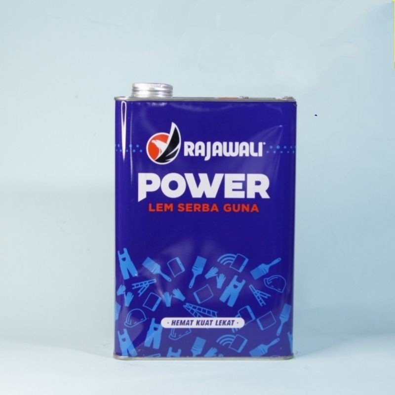 lem  rajawali power 2.5 kg, lem kuning power 2.5 kg, Lem rajawali kuning power, lem serbaguna.