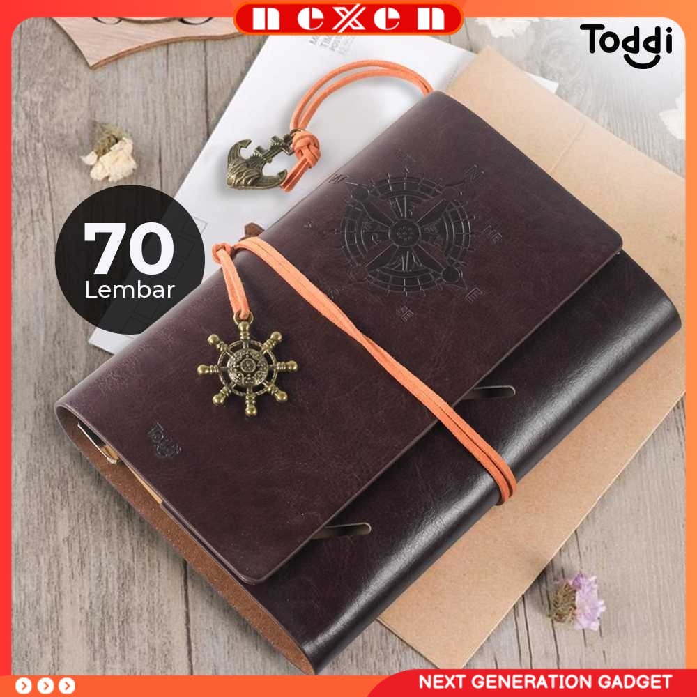

Buku Jurnal Leather Notebook Diary A6 72GSM 140 Halaman Blank - 8005
