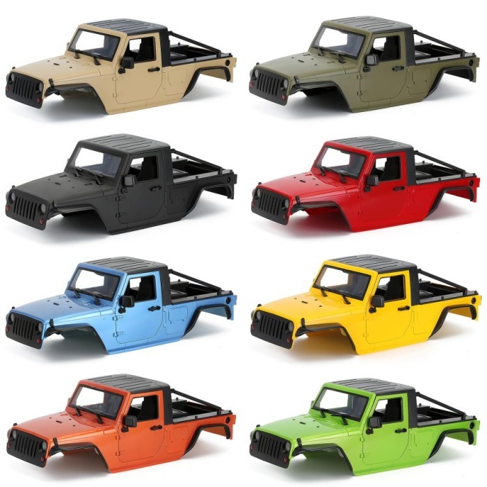 HARD BODY 1/10 PICKUP RUBICON WRANGLER WB 313MM RC ADVENTURE SCX10 RGT