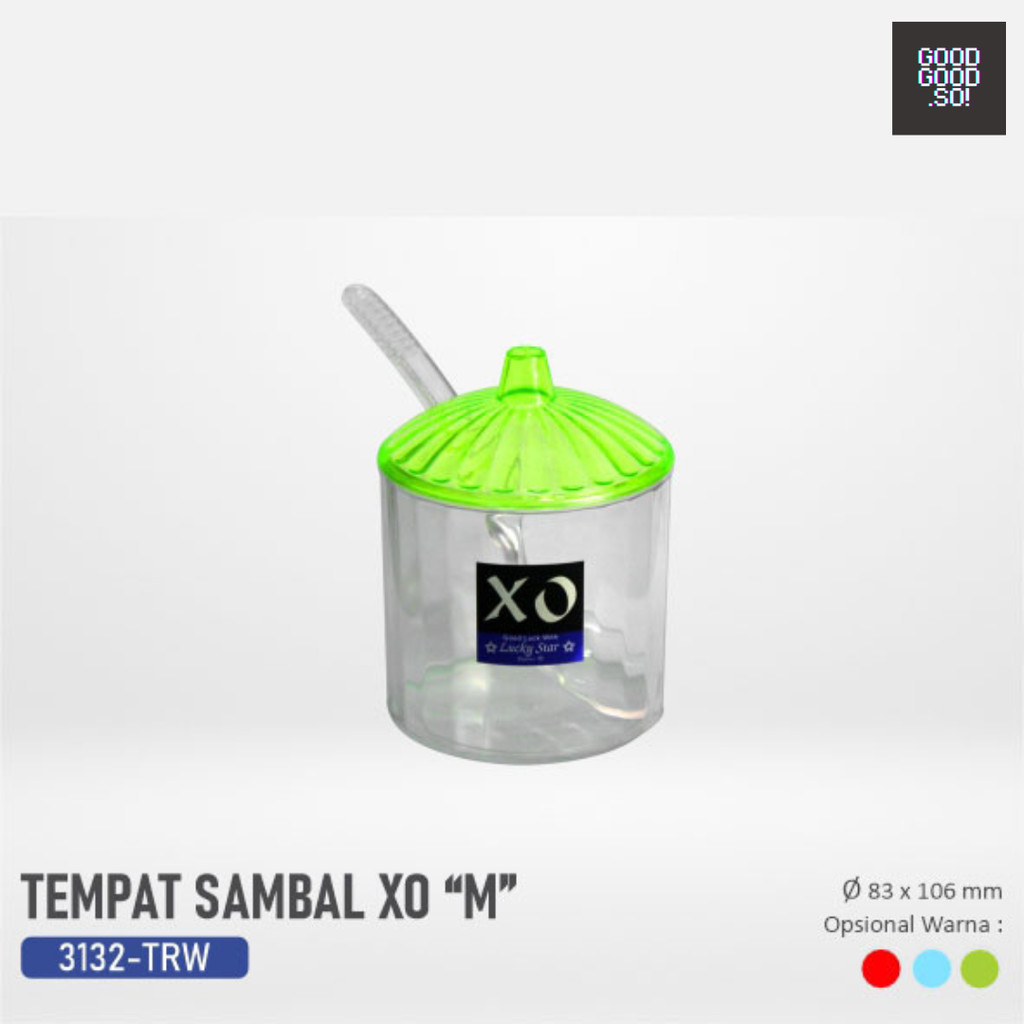 TEMPAT SAMBAL XO UKURAN "M" / TEMPAT BUMBU DAPUR / TEMPAT SAOS KECAP