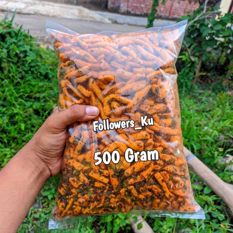 

Basreng Daun Jeruk Pedas / Balado / Original 500 Gram