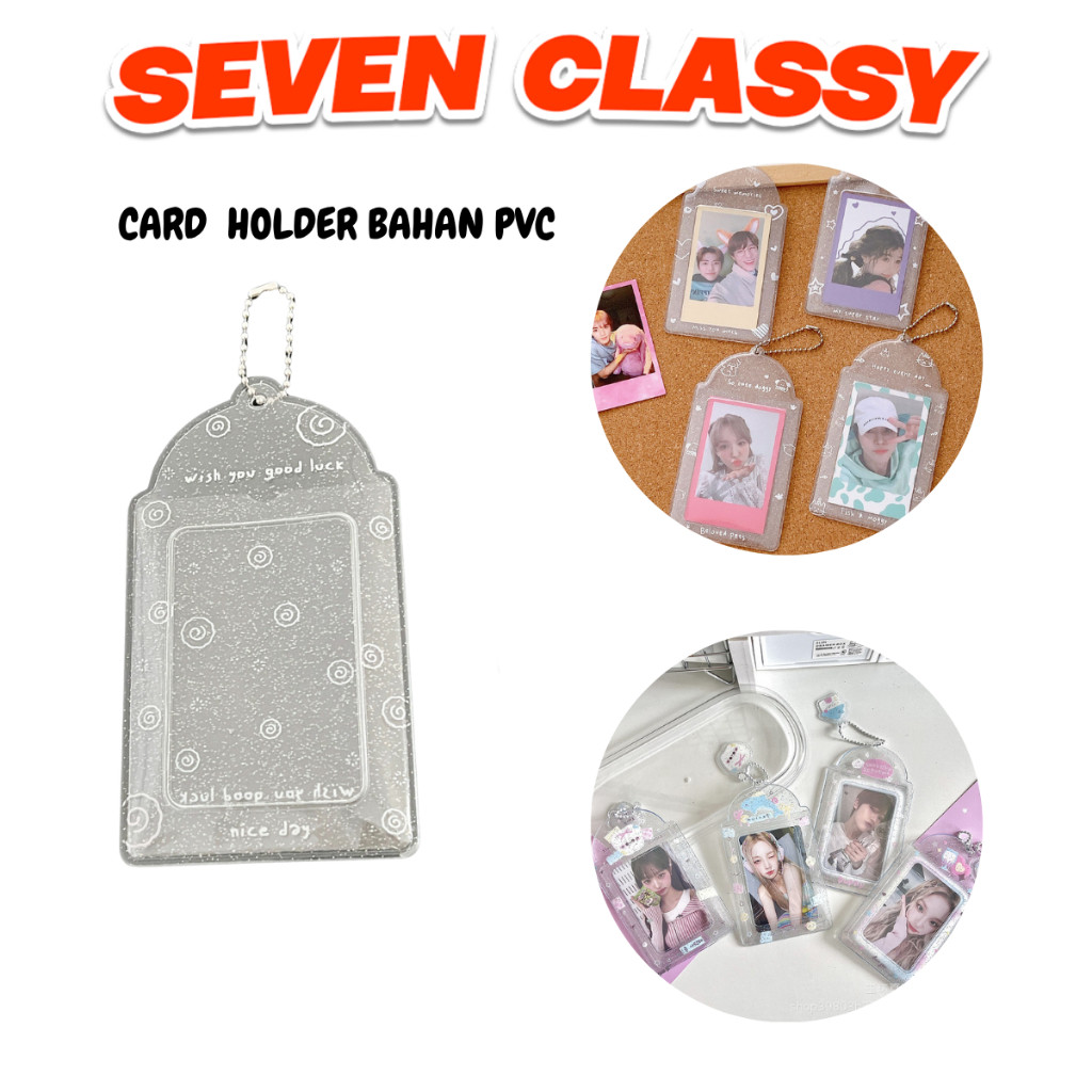 

MSS NAME TAG ID CARD LANYARD POTRAIT H781 POUCH WANITA TRANSPARAN CARD HOLDER GLITTER AESTHETIC