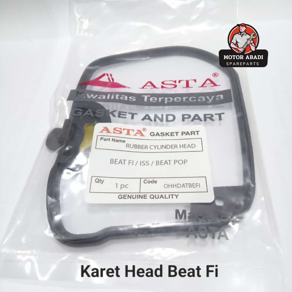 OHHDATBEFI ORIGINAL Karet Gasket Head Cover Cylinder Asta Beat Fi Beat Fi Beat Pop ISS