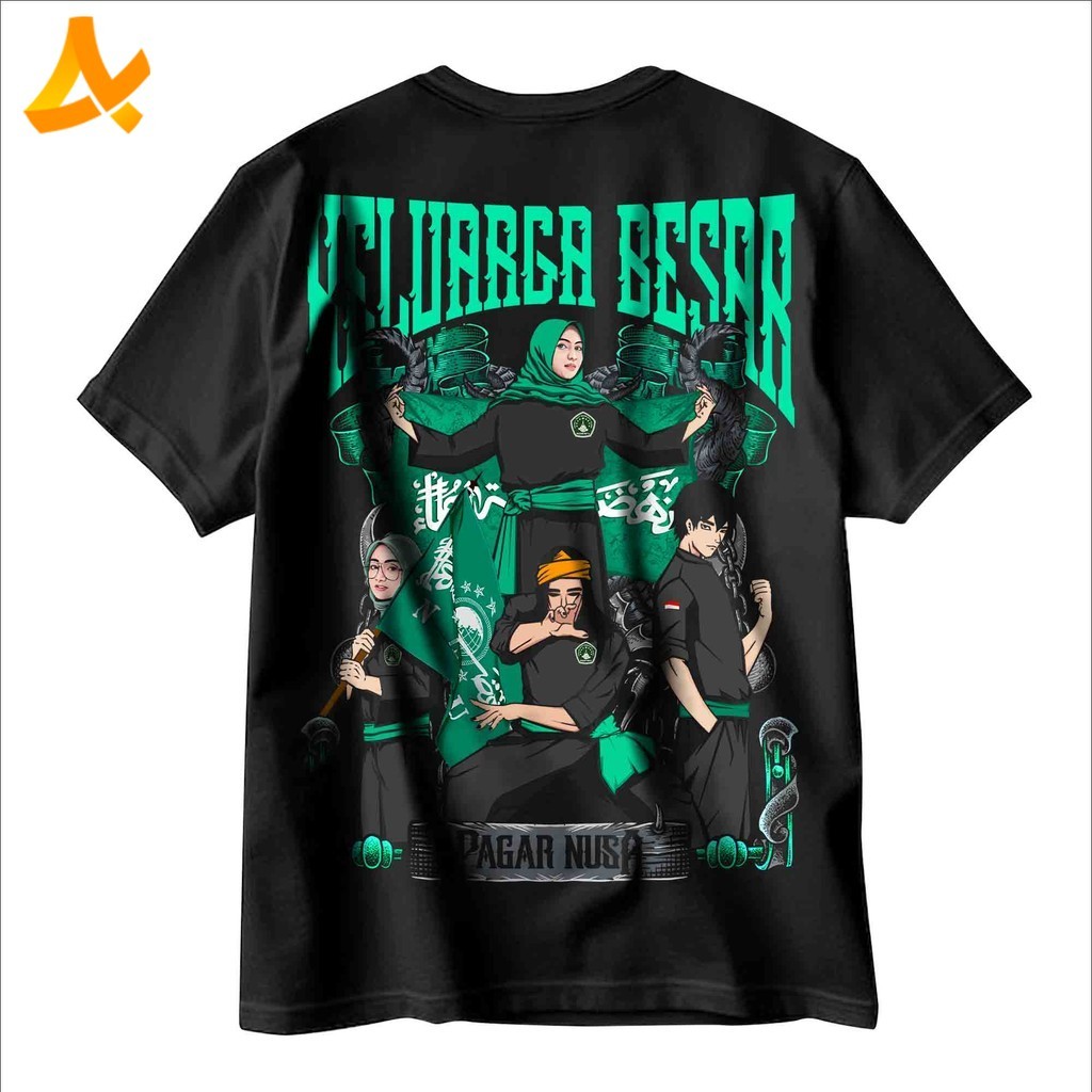 KAOS PAGAR NSUA DISTRO BIG FAMILY NAHDLATUL ULAMA TERBARU - PN Nyell Gasmi Fighter Geng Pukul Ligas