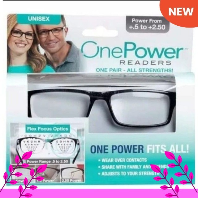 Kacamata Baca Plus Auto Focus Kaca Mata One Power Readers Ajaib Fokus Otomatis TERLARIS