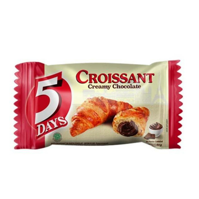 

5 days croissant creamy chocolate - 5 days croissant choco banana custard