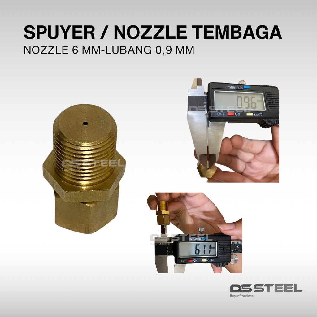 Spuyer Oven Gas Alam lubang 9 MM