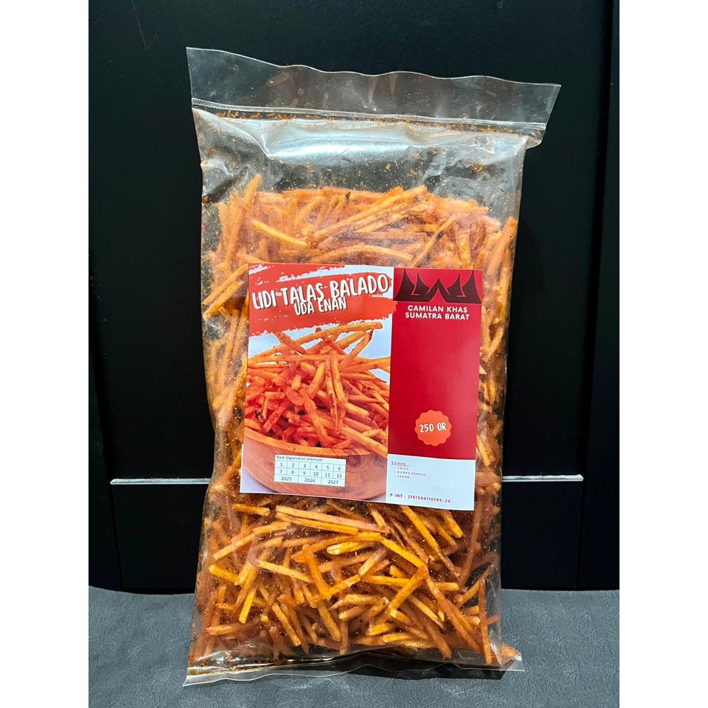 

LIDI TALAS BALADO KHAS PAYAKUMBUH UDA ENAN 250G