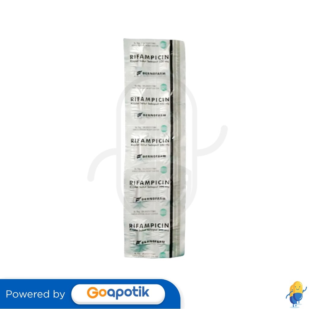 Rifampicin Bernofarm 600 Mg Strip 10 Kaplet