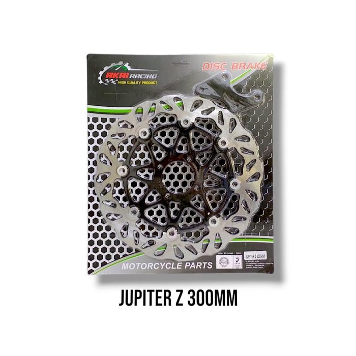 Piringan Cakram Variasi Depan Lebar 300mm Disc Cakram Model Psm New Akai Racing Jupiter Z,Mx,Vega R,