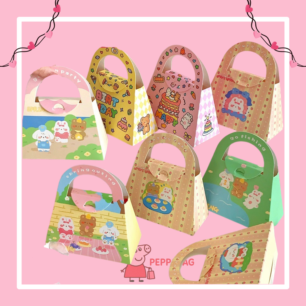 

Paperbox Ulangtahun Lucu / Kotak Suvenir Acara Karakter Lucu UlangTahun - ES0603