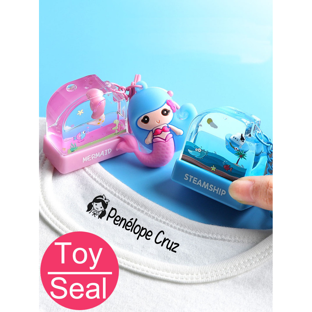 

Custom-Made Stamp Baby Boys Girls DIY Toys For Children Customized Sticker Name Seal Student Clothes Chapter No Fade Security 15