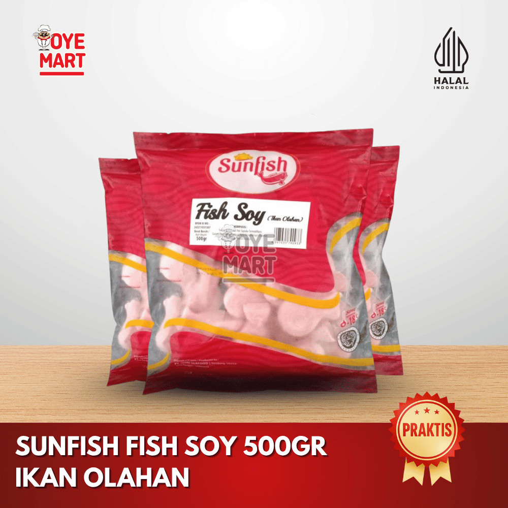 

SUNFISH FISH SOY 500GR/SEAFOOD OLAHAN BENTUK IKAN
