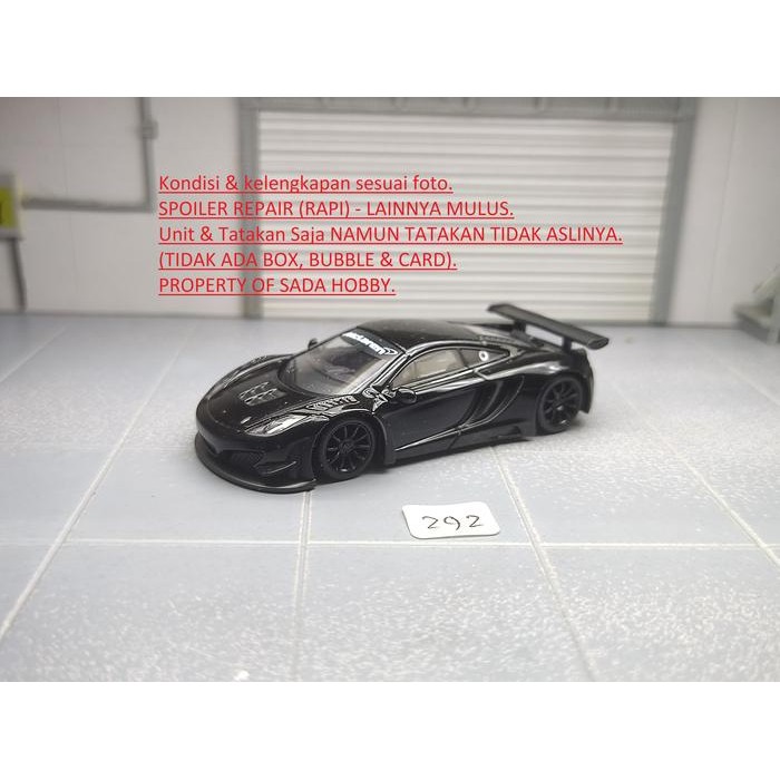 TS08 Kyosho 1/64 McLaren 12C GT3 Black Loose Minus 2ND